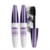 5D Silk Fiber Eyelash Mascara, Purple Mascara for Eyelashes, Lengthening and Thick, Long-Lasting, Non-smudged, Long-Lasting a