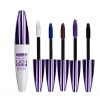 5D Silk Fiber Eyelash Mascara, Purple Mascara for Eyelashes, Lengthening and Thick, Long-Lasting, Non-smudged, Long-Lasting a