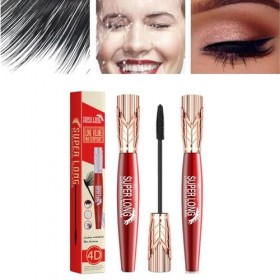 Mascara super long, mascara recourbé, cils volumateurs épais, mascara recourbé allongeant 4d, mascara imperméable durable, sa