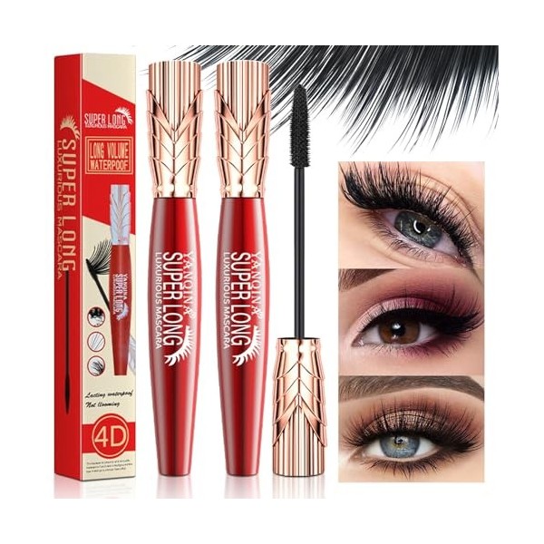 Yanquina Super Long Mascara, Yanquina Mascara, Yanquina Super Long 4D, 4D Waterproof And Sweat Proof Mascara-Super Long Luxur