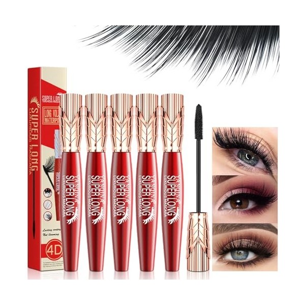 Yanquina Super Long Mascara, Yanquina Mascara, Yanquina Super Long 4D, 4D Waterproof And Sweat Proof Mascara-Super Long Luxur