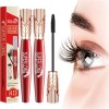 Yanquina Mascara - Yanqina Super Long Mascara, 4d Waterproof and Sweat Proof Mascara-Super Long Luxurious Mascara, Stereo Len