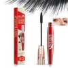 Yanquina Mascara, 4D Waterproof And Sweat Proof Mascara-Super Long Luxurious Mascara, Stereo Lengthening Mascara, Yanqina 4d 