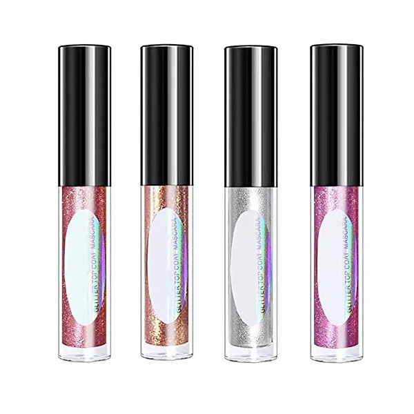 DAASK Diamond Glitter Mascara Topper, Glitter Mascara for Eyelashes, Very Sparkling Eyes Makeup for Party Music Festival, for