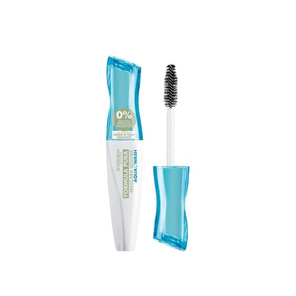 Deborah Milano - Mascara Fromula Pura Volume Aqua Wash, Haute tolérance sans pare-chocs, Effet Volumisant, Structure simple e