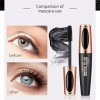 Ensemble de mascara et deye-liner pour cils en fibre de soie 4D, Imperméable longue durée, Extension Mascara Épaississant Al