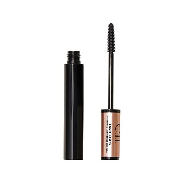 e.l.f. Lash Beats Mascara formule allongeante pour cils méga longs, crée des cils longs et définis dapparence naturelle, noi