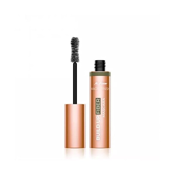 M. Asam MAGIC FINISH BUILD UP FIBER Mascara noir profond 13 ml – Mascara aux fibres végétales pour un volume maximal, effet