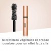 M. Asam MAGIC FINISH BUILD UP FIBER Mascara noir profond 13 ml – Mascara aux fibres végétales pour un volume maximal, effet