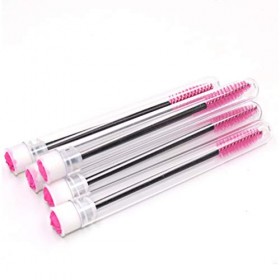 FRCOLOR Lot de 10 flacons de mascara vides avec pinceau à cils, bouteille rechargeable vide, récipient cosmétique, portable, 