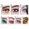 ARTIFUN 7 Colours Colorful Mascara Set Gift Set Waterproof Stay on 24H Charming Eye 3D Fiber Lash Colored Mascara