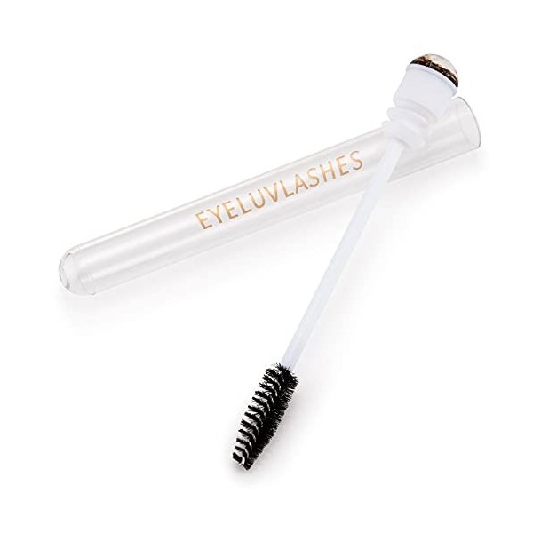 Lot de 10 brosses à mascara en tubes hygiéniques