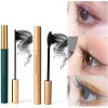 QINGHON Magic Color Skinny Mascara, Magic Mascara with Silk Fibers, Waterproof Long-Lasting Non-Smudge Black 