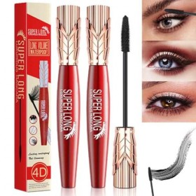Yanquina Mascara,Super Long Luxurious Mascara,4D Silk Fiber Lash Mascara,Waterproof and Sweat Proof Mascara,4D Stereo Lengthe