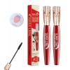 Yanquina Mascara,4d Waterproof and Sweat Proof Mascara,Yanqina Super Long Mascara,Instant Volumizing Mascara,No Clumping 2Pc