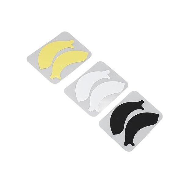 Coussinets Sous les Yeux, Coussinets dextension de Cils élastiques en Silicone 3 Couleurs Doux pour les Magasins de Cils