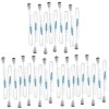 Beaupretty 20 Pcs Diamant Mascara Brosse Mascarades Pour Femmes Récipient En Plastique Récipient À Cils De Mascara Vide Pince