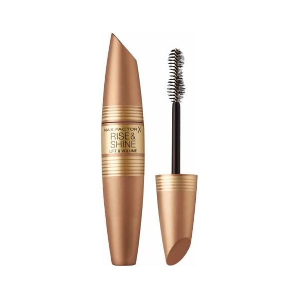 2 x Max Factor Rise & Shine Lift and Volume Mascara 12ml - Extreme Black