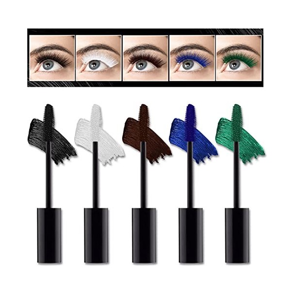 3D Lash Extension Mascara, FantasyDay 5 Pcs 7ml Waterproof Hypoallergénique Volume et Longueur Sculpt Mascara Couleur - Masca