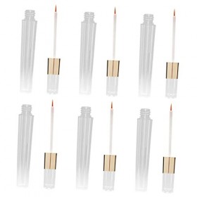 Beatifufu 6Pcs Tube Rechargeable Pratique Cils Créatif ML Réutilisable avec Eyeliner Flacons DÉchantillon Petite Pointe Masc