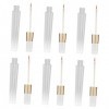 Beatifufu 6Pcs Tube Rechargeable Pratique Cils Créatif ML Réutilisable avec Eyeliner Flacons DÉchantillon Petite Pointe Masc