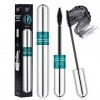 Vibely Mascara, Lash Cosmetics Vibely Mascara 5 fois plus imperméable, 2 en 1 Thrive Cosmetics Mascara pour un effet allongea