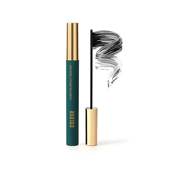 Mascara skinny couleur magique, volume de curling des cils naturels imperméables, mascara de cils en fibre de soie reste long