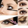 FIRSTWELL 2 po 1 en 1 Mascara et Eye-Liner, 4d Silk Fibre Lash Mascara Set, Eyeliner Eyeliner Eye-Liner à Crayon Liquid Eyeli