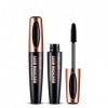 XUNCHUNG 2pcs 4D Mascara imperméable Fibres étanche Cils Mascara, Mascara Noir Volume et Longueur for Les Yeux cosmétiques