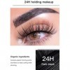 XUNCHUNG 2pcs 4D Mascara imperméable Fibres étanche Cils Mascara, Mascara Noir Volume et Longueur for Les Yeux cosmétiques