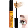 Mascara Coloré Volume et Longueur,Mascara longueur volume fluorescent imperméable - Mascara dcils liquides lavables au néon,