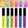 Mascara allongeant | Maquillage Volume Intense Coloré Fluorescent - Mascara lavable de renforcement du volume au néon, outil 