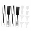 Beavorty 2 Sets Mascara Tube Cosmétique Voyage Conteneurs Clear Lash Mascara Contenants En Plastique Transparent Clear Mascar