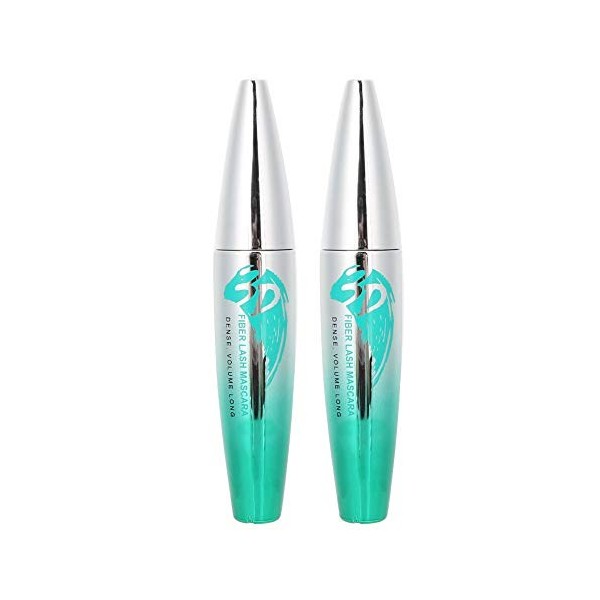 Mascara 2pcs mascara imperméable à leau longue durée allongeant les cils, pour la maison, cadeau