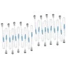 Beavorty 20 Pcs Diamant Mascara Brosse Maquillage Brosse Mascara Applicateur Maquillage Conteneur Cils Brosses Jetables Stras