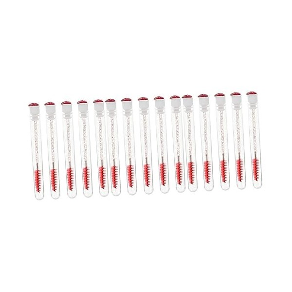 Beavorty 20 Pcs Diamant Mascara Brosse Maquillage Brosse Mascara Applicateur Maquillage Conteneur Cils Brosses Jetables Stras