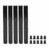 5pcs Mascara Tubes DIY Making Safe Durable Spiral Design Rechargeable Container, for Liquid Eyeliner