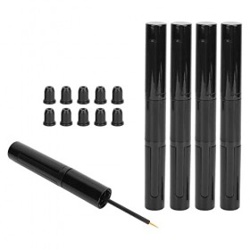 5pcs Mascara Tubes DIY Making Safe Durable Spiral Design Rechargeable Container, for Liquid Eyeliner