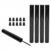 5pcs Mascara Tubes DIY Making Safe Durable Spiral Design Rechargeable Container, for Liquid Eyeliner