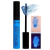 Mascara allongeant,Mascara longueur volume fluorescent imperméable - Mascara renforcement du volume au néon, outil maquillage