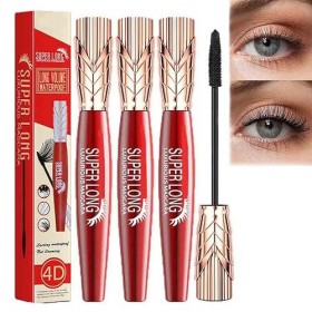 Yanquina Mascara,Yanqina Super Long Mascara-Long Curling Hold Makeup Mascara,4DStereo Luxurious Mascara,Instant Volumizing Ma