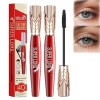 Yanquina Mascara,Yanqina Super Long Mascara-Long Curling Hold Makeup Mascara,4DStereo Luxurious Mascara,Instant Volumizing Ma