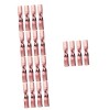 minkissy 12 Pièces Brosse À Cils Tube Vide Récipient Transparent Applicateur De Brosse À Sourcils Outil De Cils Contenants De
