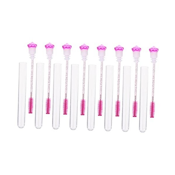 Beaupretty Brosse À Mascara En Diamant Outils De Cils Mascara De Maquillage Conteneur De Brosse De Maquillage 8Pcs Tubes De B