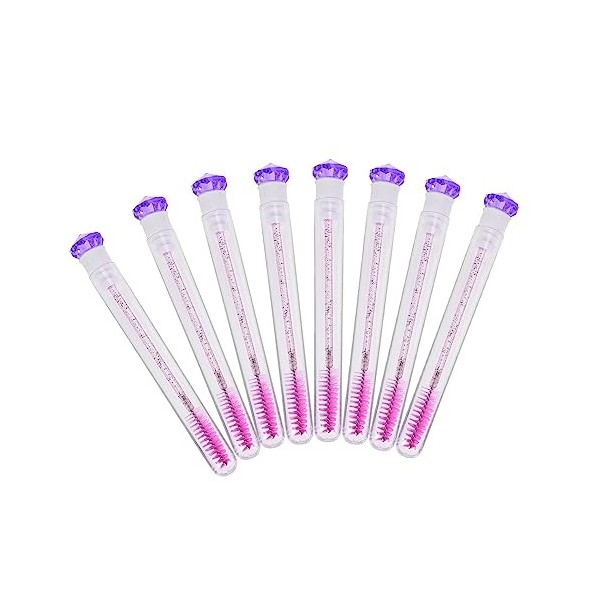 Beaupretty Brosse À Mascara En Diamant Outils De Cils Mascara De Maquillage Conteneur De Brosse De Maquillage 8Pcs Tubes De B