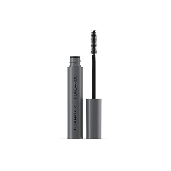 MÁDARA Organic Skincare | Mascara Deep Matter Bold Volume – 8 ml, Volumise et définit, Formule modulable, Avec des pigments e