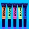 Moon Glow Mascara UV néon | Couleur néon vive, brille sous un éclairage UV | Maquillage néon, orange, bleu, vert, rose, 15 ml