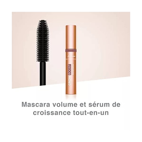 M. Asam MAGIC FINISH GROW BOOST Mascara noir profond 12 ml – Mascara noir profond et sérum de croissance des cils tout-en-u