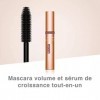 M. Asam MAGIC FINISH GROW BOOST Mascara noir profond 12 ml – Mascara noir profond et sérum de croissance des cils tout-en-u