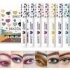 CkFyahp Ensemble de mascara coloré, mascara de cils en fibre 3D imperméable arc-en-ciel de 7 couleurs pour un maquillage des 